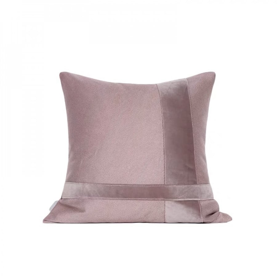Pink velvet pillow