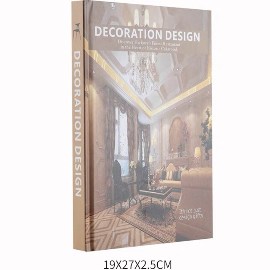Orange decor book