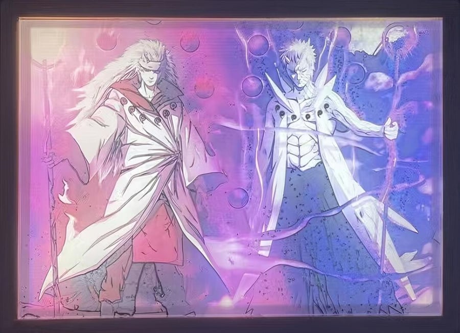 اضاءة انمي مادارا و اوبيتو