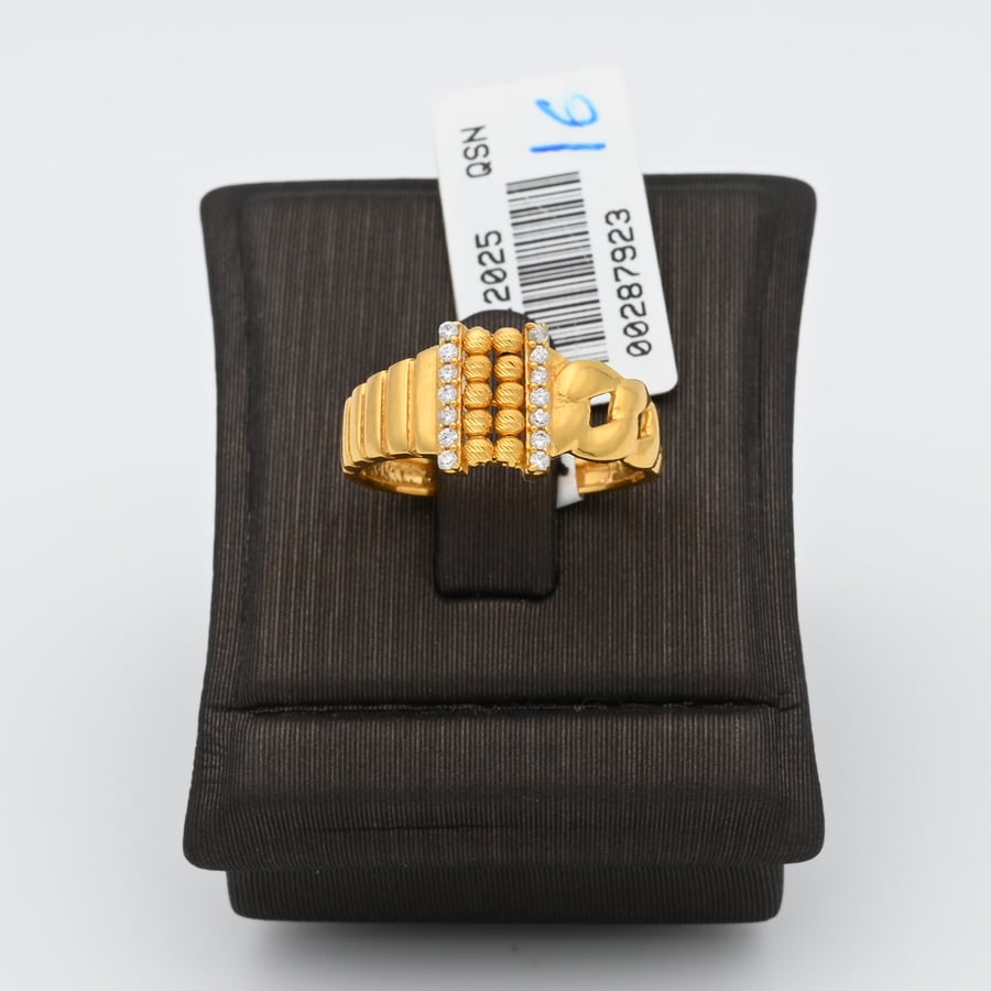 خاتم ذهب عيار 21