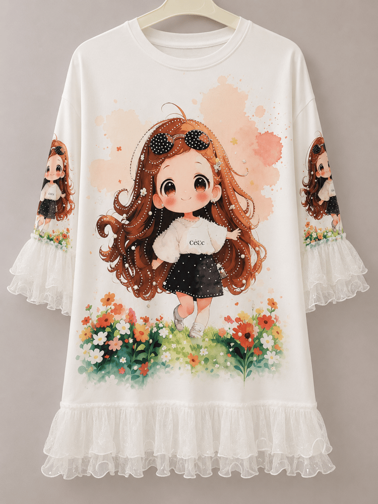 فستان انمي كوكو بلوسوم🤎🧡Coco Blossom Dress