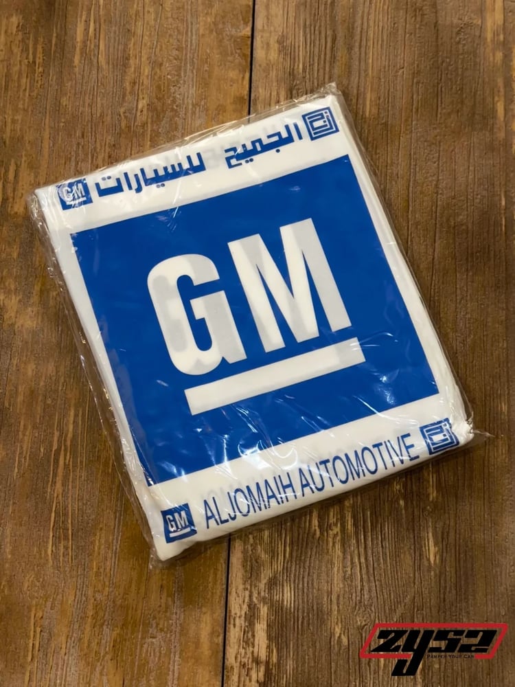 تلبيسة مقاعد بشعار GM قماش للسواق والراكب