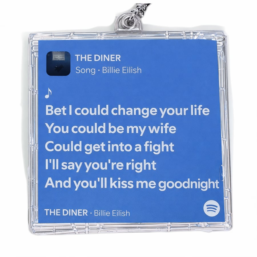 ميدالية Billie Elish The Diner مع رابط