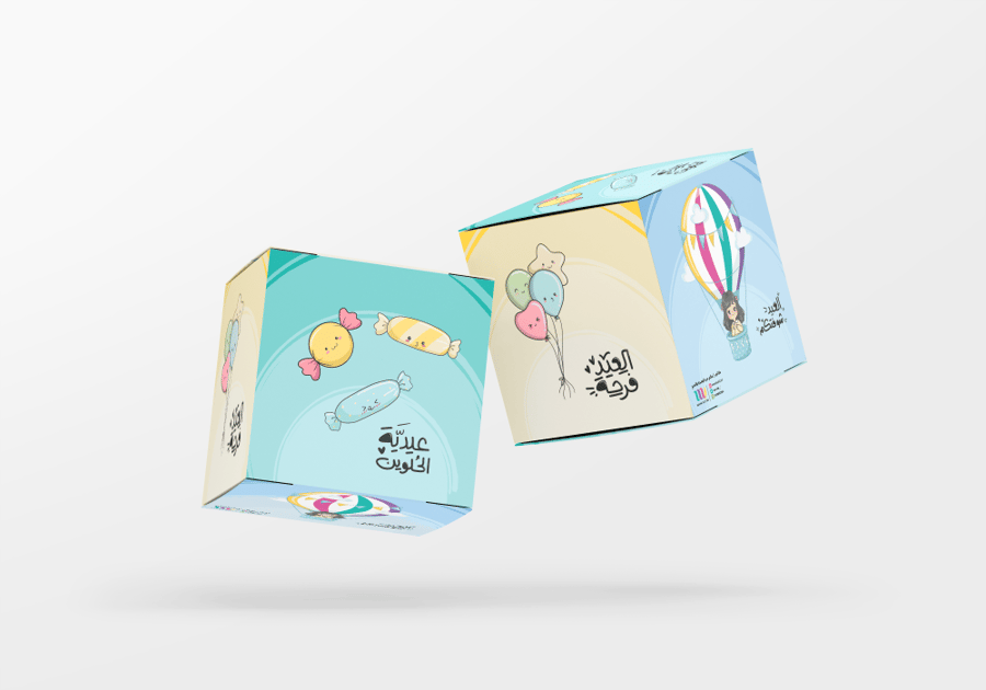 منتج جاهز - علب العيد 12 حبة - فارغ