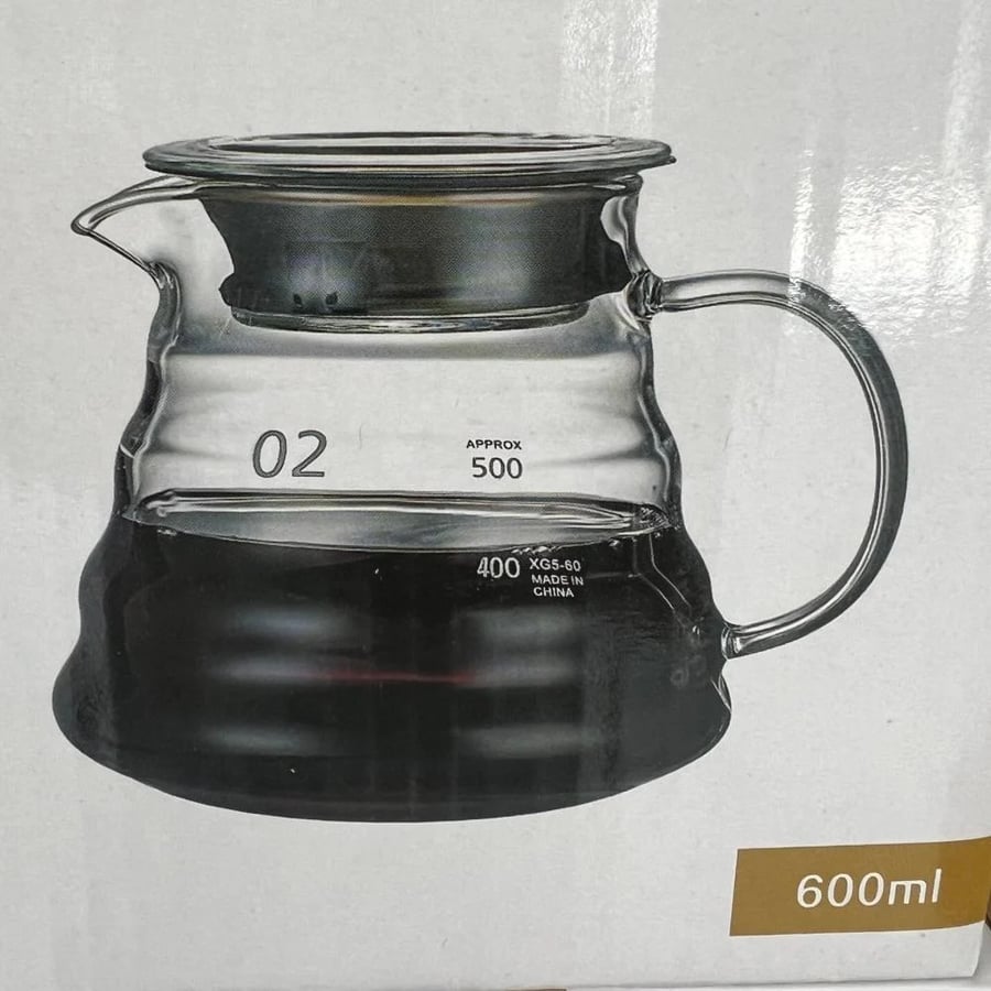 سيرفر قهوة زجاجي 02 بسعة 600 ملي