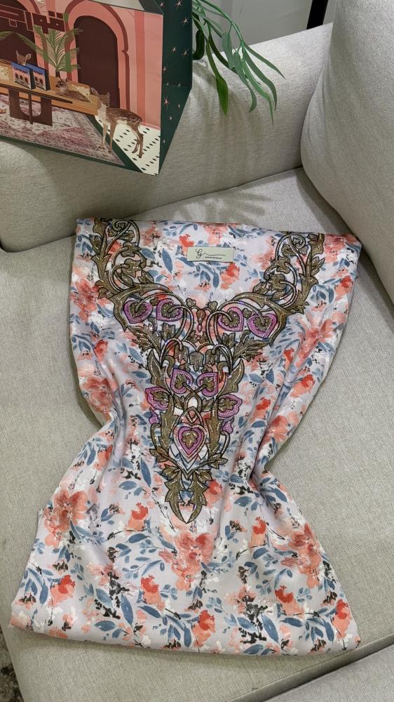Indonesian silk fabric without embroidery
