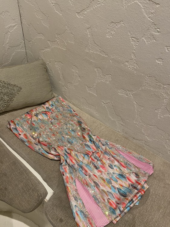 Jazaa3 fabric, Italian silk, without embroidery