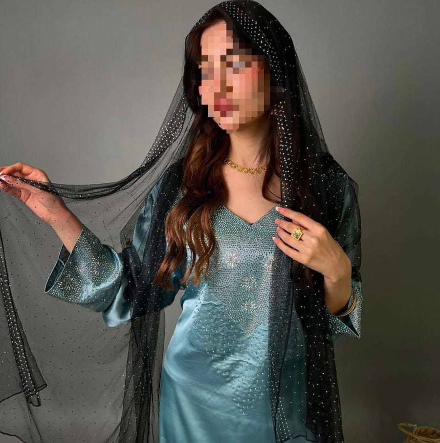 شيلة العيد2تور رينبو فضي بجوانب متروسة فصوص