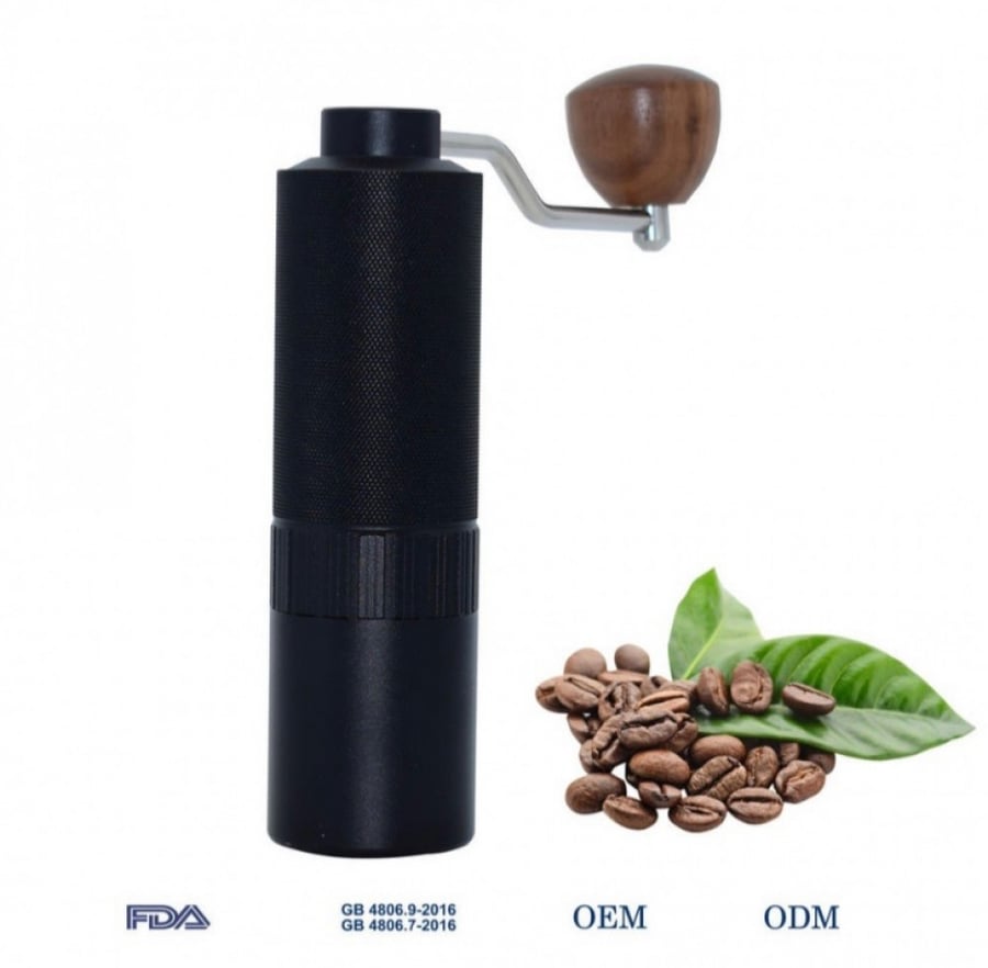 طاحونة يدوية مقبض خشبي - لونين | Grinder Stanel Steel