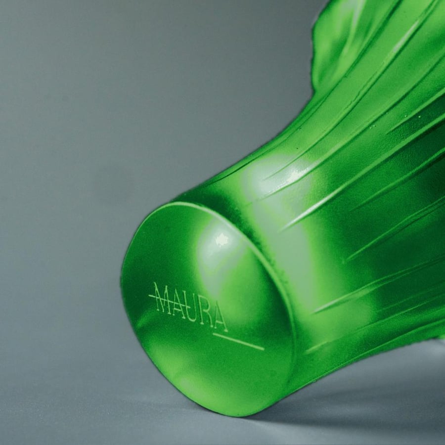 فازة كرستال صغيرة (أخضر) -Small Crystal Vase (Green)