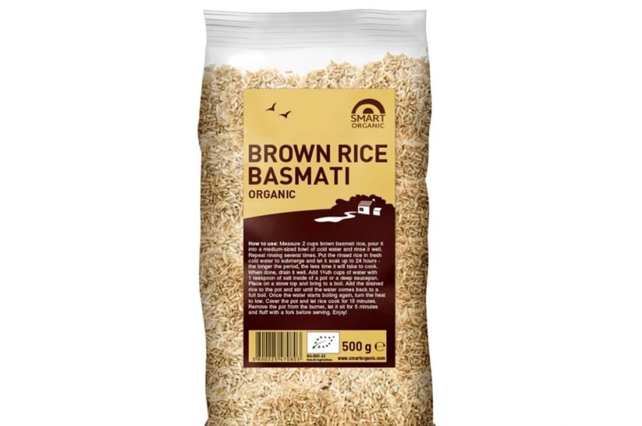 smart organic-أرز بسمتي اسمر عضوي