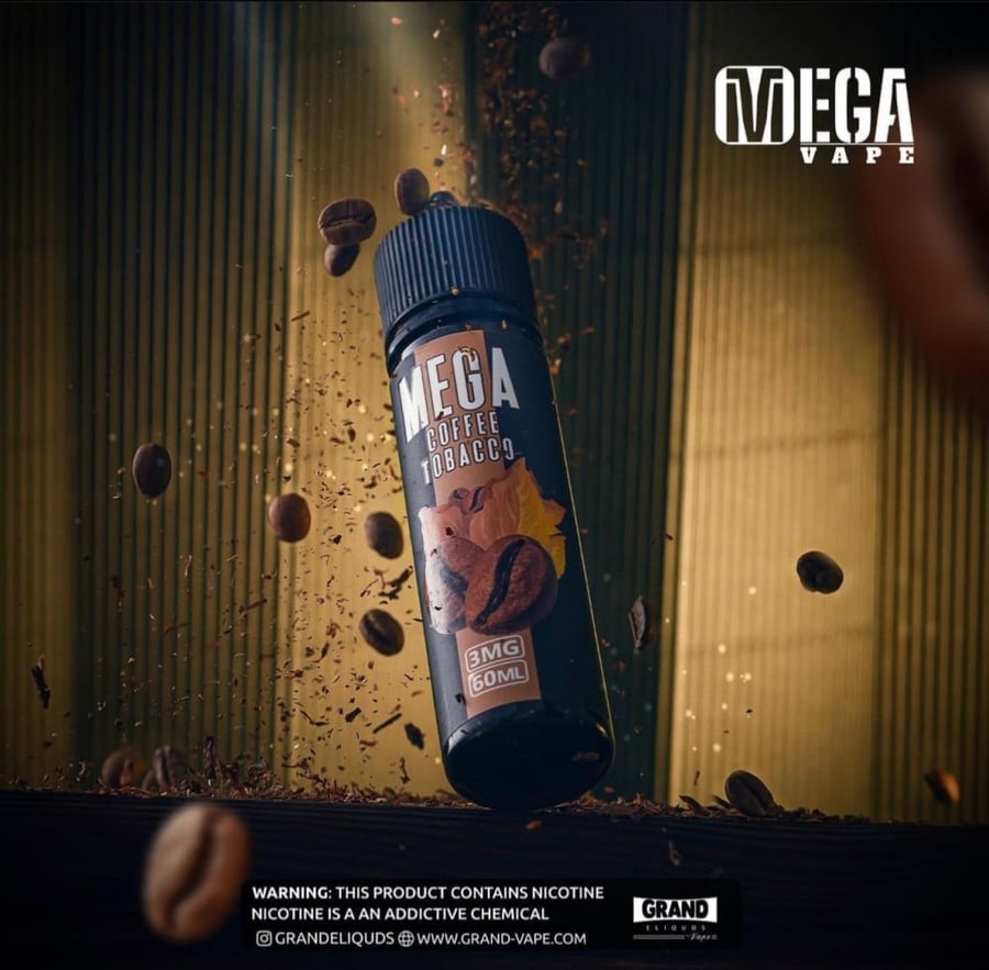 نكهة فيب ميجا كوفي توباكو Mega Coffee Tobacco Vape
