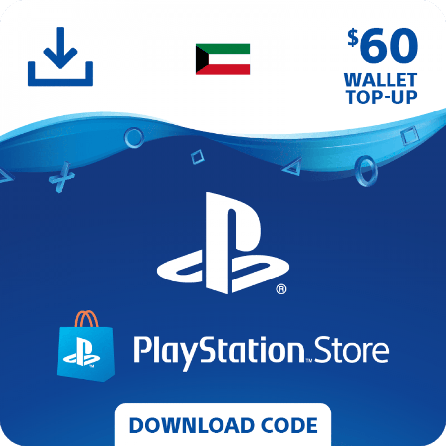 بطاقة بلايستيشن 60 دولار للمتجر الكويتي