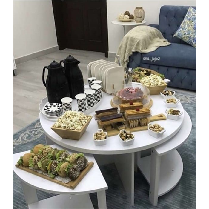 طاوله 5 قطع يونجا دائرى