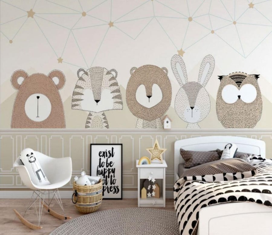Children's room wallpaper K240526
