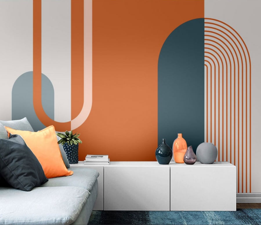 Wallpapers with geometric design 441222-1