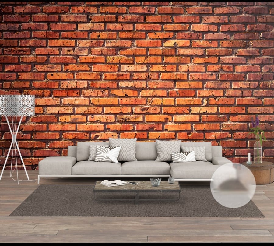 Wallpaper with stone and brick design ST2402-48177
