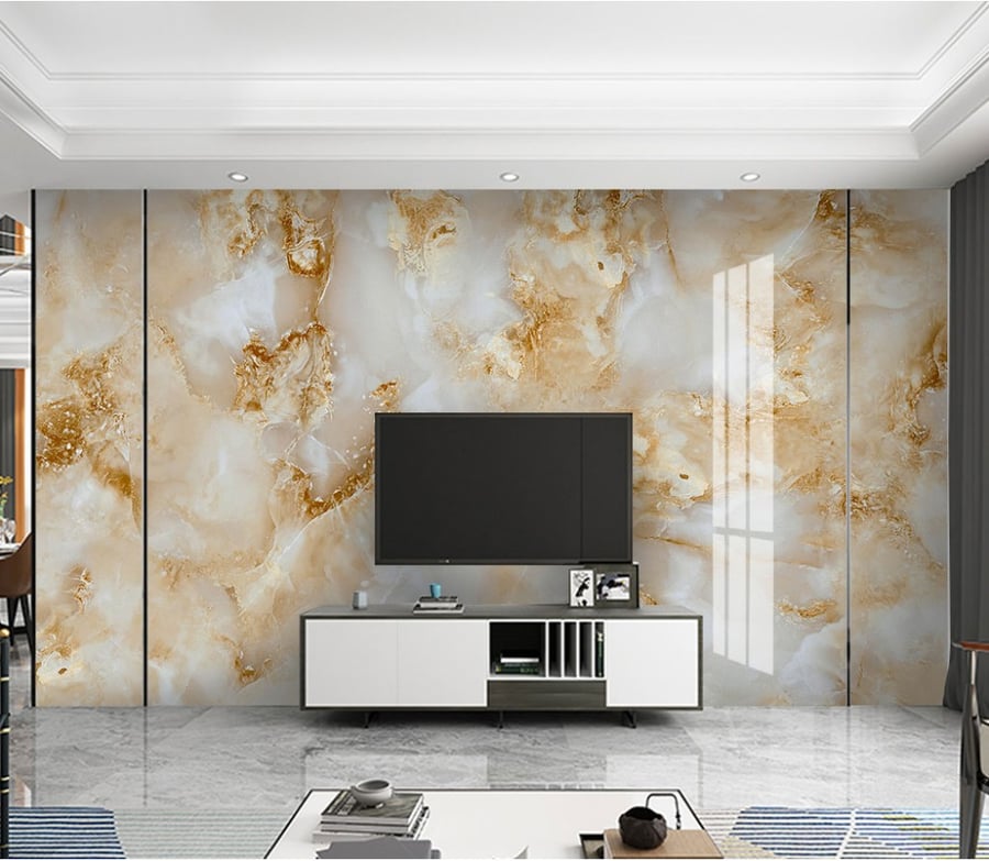 Wallpaper with marble design GWM370077
