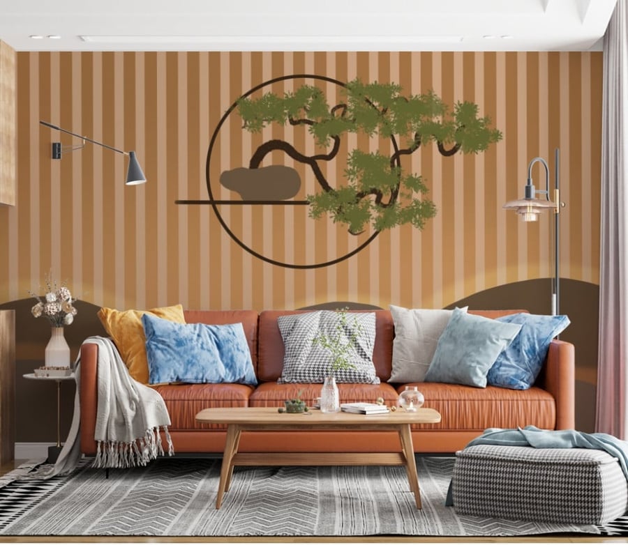 ورق جدران بتصميم  GW3010016
