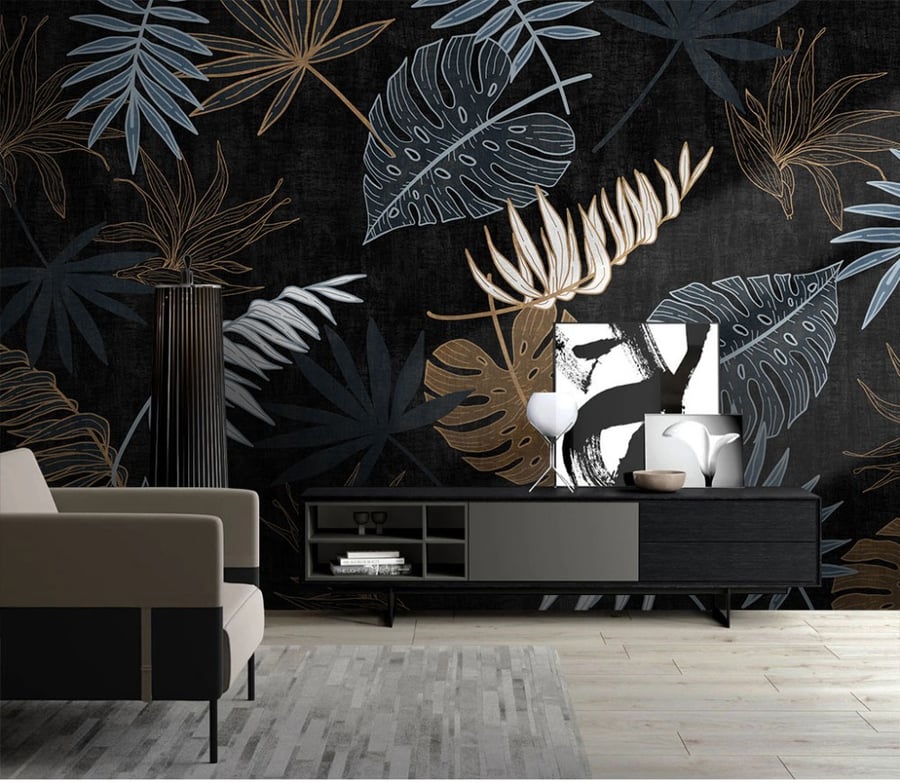 Wallpaper with antique paper design TT2402-1555