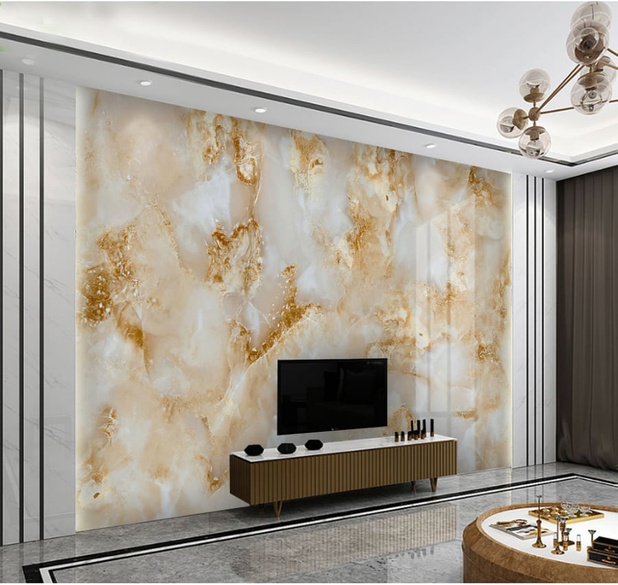 Wallpaper with marble design GWM370077