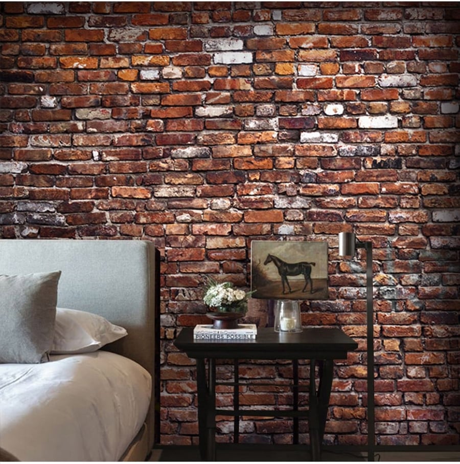 Wallpapers with stone and brick design ST2402-6991