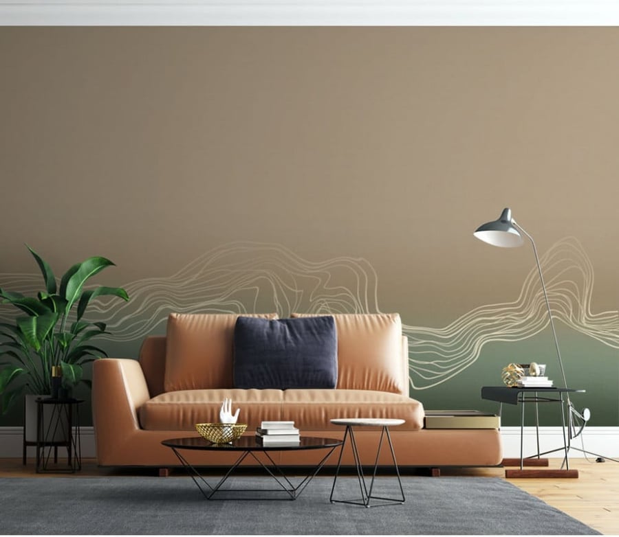 ورق جدران بتصميم نسيج من الخيوط GW301240