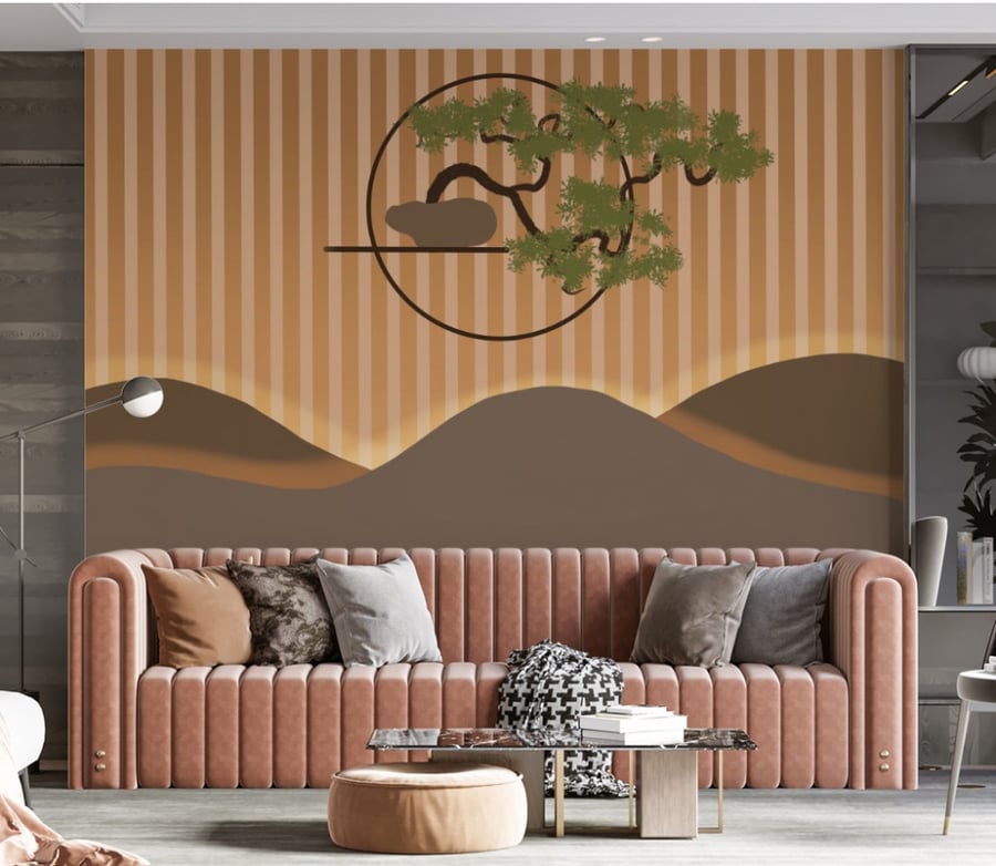 ورق جدران بتصميم  GW3010016