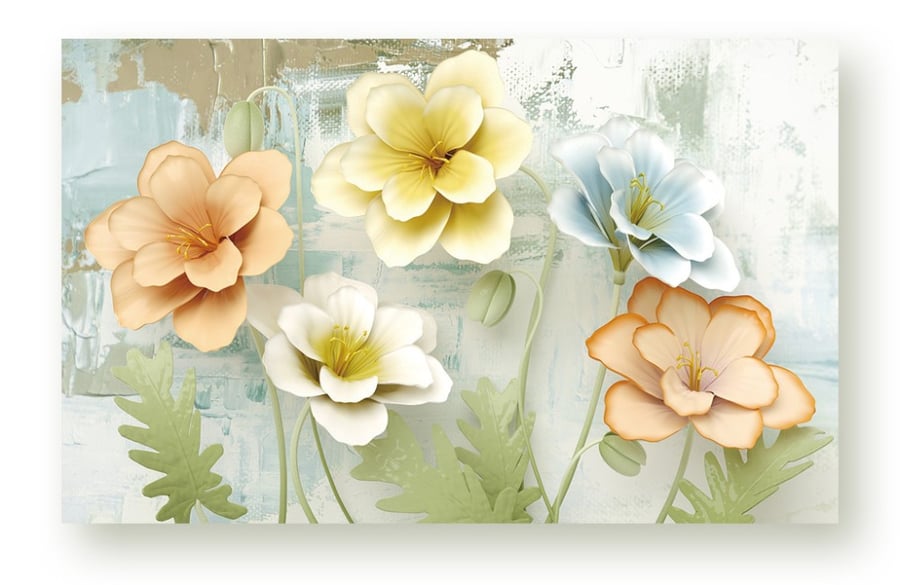 Wallpaper with flower design F2401-20354