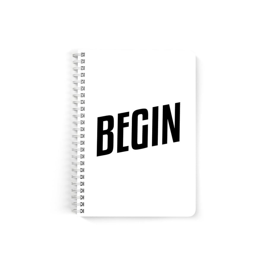 A5 notebook, lined paper, 60 sheets