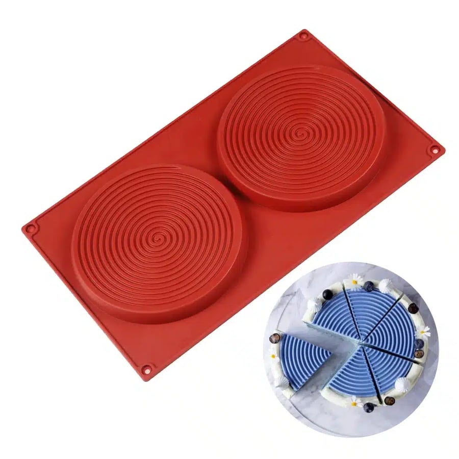 Large spiral silicone mold