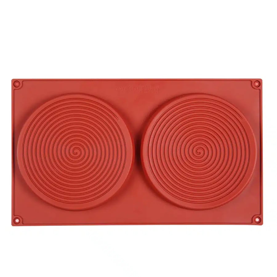 Large spiral silicone mold