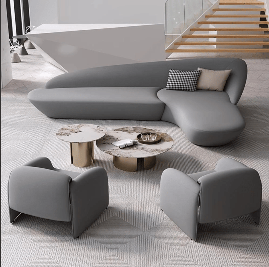 طقم جلوس فاخر بتصميم عصري