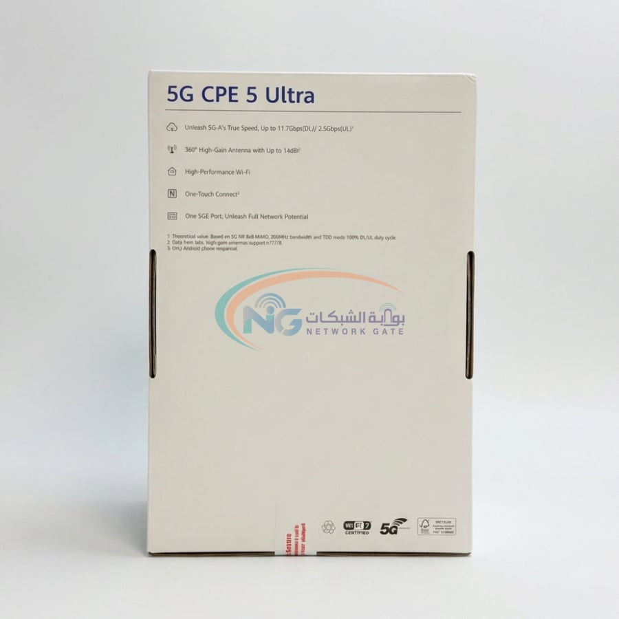 راوتر هواوي 5G CPE 5 Ultra WiFi 7 -5G CPE 5 ULtra H168-383