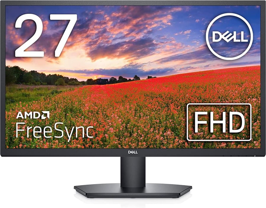Dell SE2722H 27-inch FHD VA Monitor – 75Hz, 4ms, AMD FreeSync
