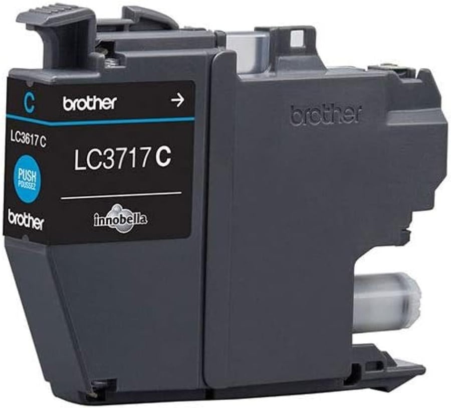 Brother LC3717C Genuine Ink Cartridge Cyan
