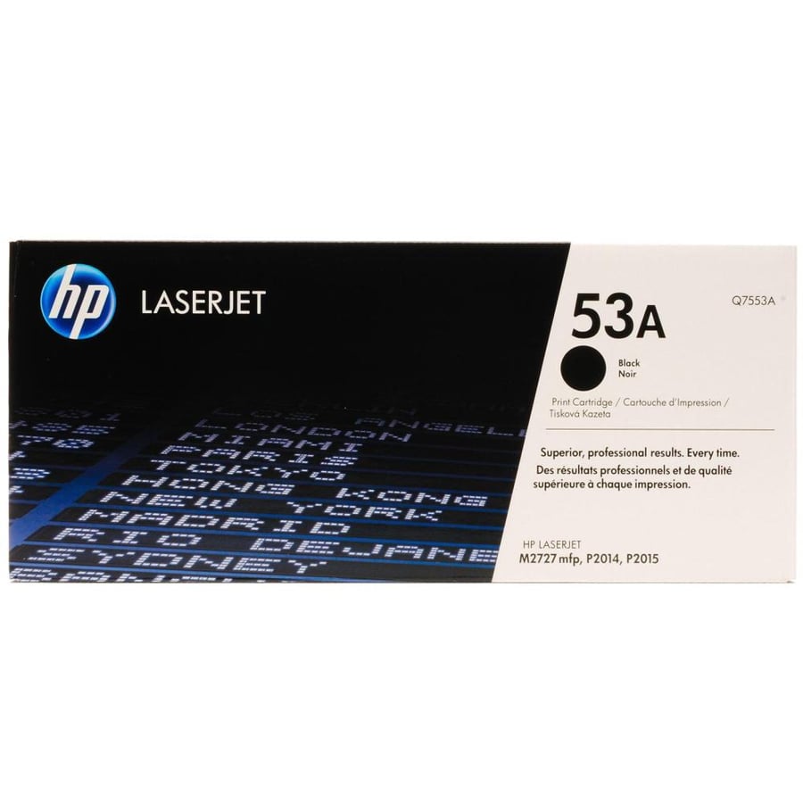 HP 53A Black Original LaserJet Toner Cartridge – Q7553A