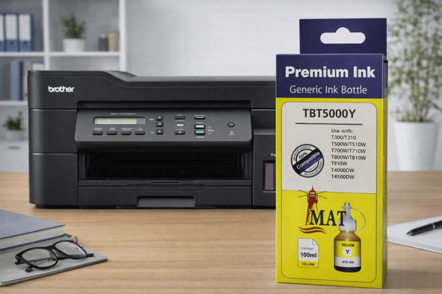 حبر MAT INK BTD5000 اصفر/YELLOW