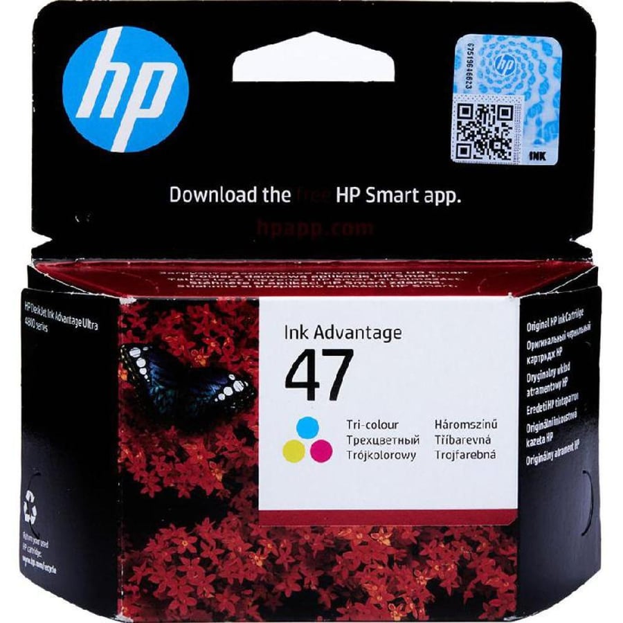 HP 47 Tri-color Original Cartridge