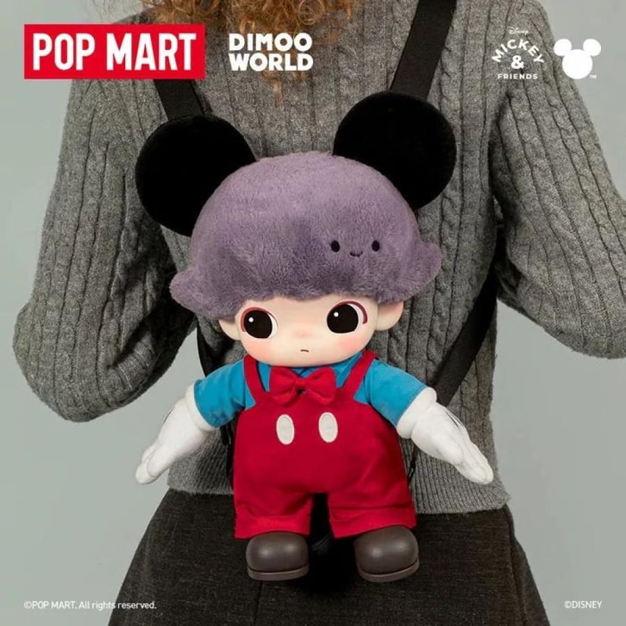 ديمو وورلد ميكي شنطة ظهر - Dimoo World Mickey Plush Bag