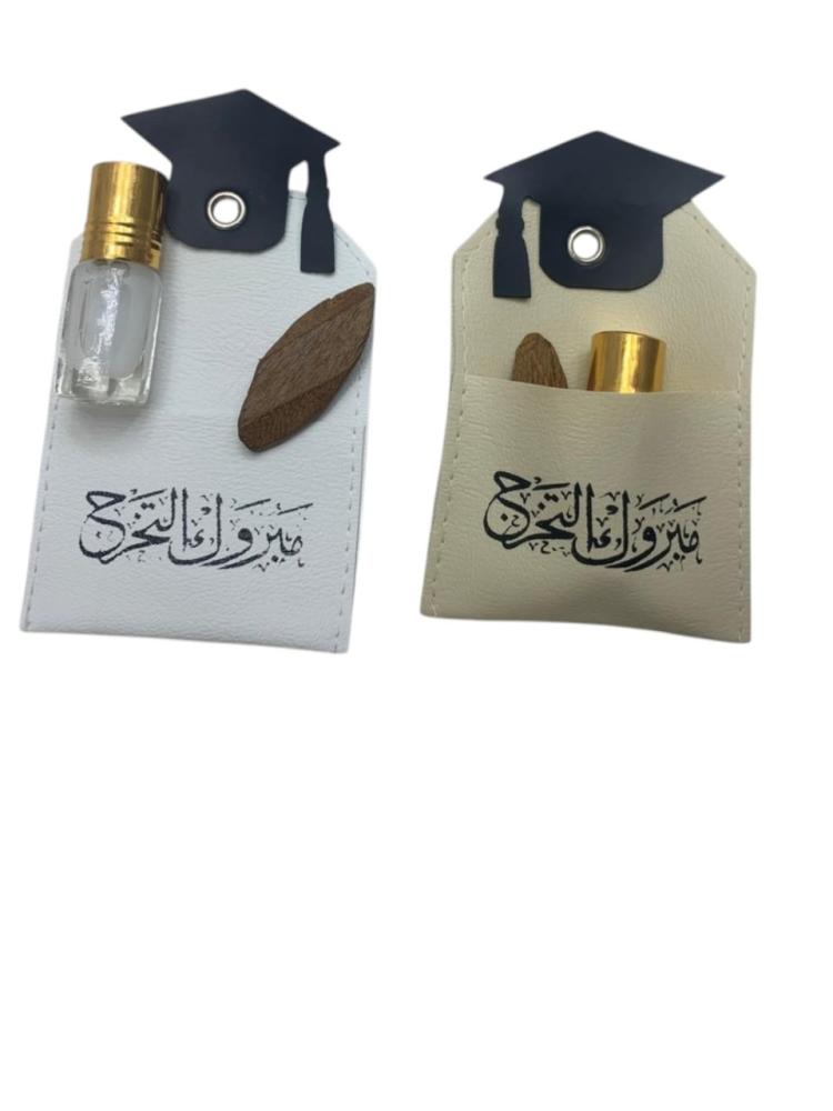 صينية فخامة التخرج – توزيعات عود ومسك فاخرة (24 قطعة)