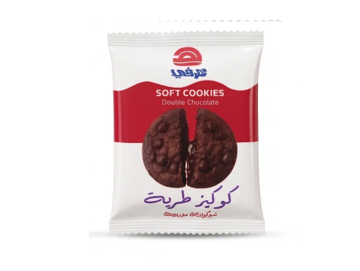 هرفي كوكيز طرية شوكولاتة مزدوجة 30غ