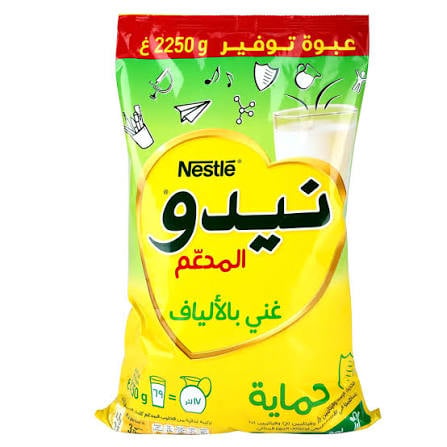 نيدو حليب  بودرة كيس 2250غ