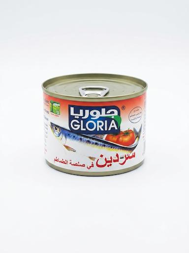 جلوريا سردين بصلصة الطماطم 200غ