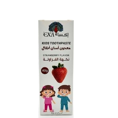 اكسا معجون اسنان اطفال فراولة 40 غ