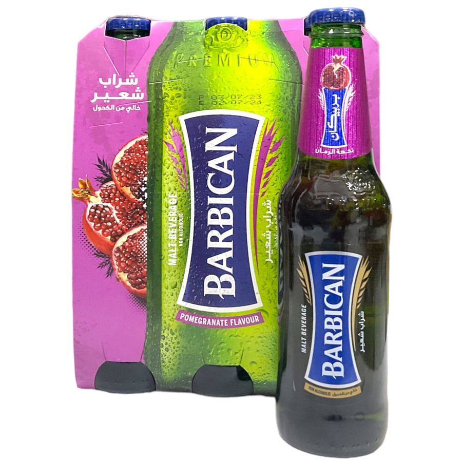 باربيكان بنكهة رمان 330 مل شد 6