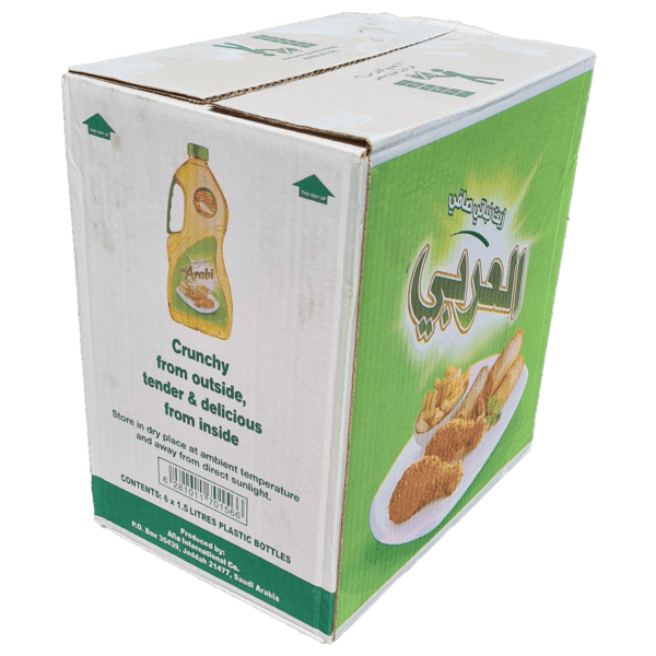 زيت العربي نباتي بلاستيك 1.50لتر شد 6