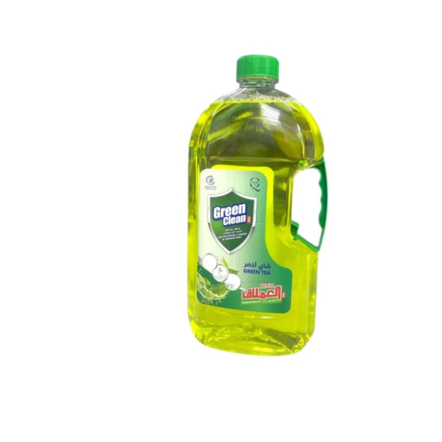 جرين كلين مطهر ومعطر عام شاي أخضر 2 لتر