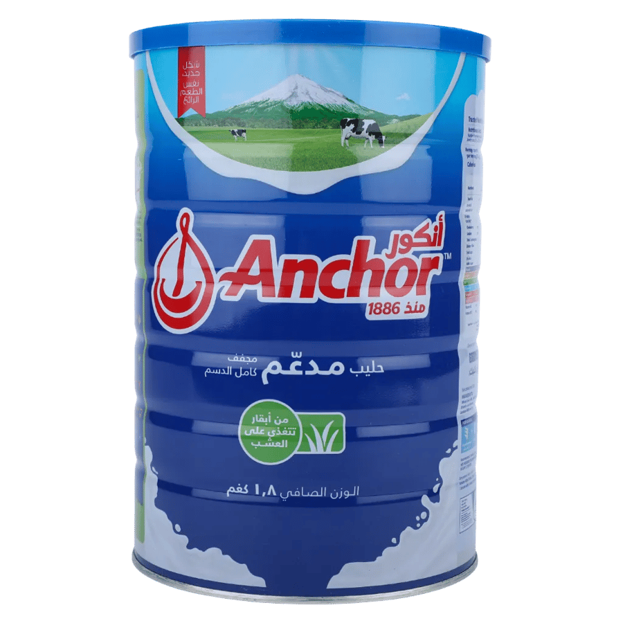 أنكور بودرة حليب كامل الدسم 1.8غ