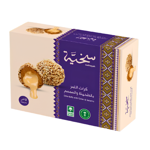 سنابل الشهد كرات التمر بالطحينة والسمسم 600غ